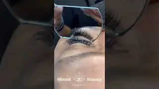 Natural Hybrid Full Set Lash Extensions #eyelashes #lashes #lashshorts #lashartist  #gimmibeauty