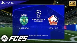 Sporting CP vs LOSC Lille - UEFA | EA FC 25 - Full Gameplay PS5 [4K60]