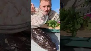 Making ceviche out of a fish I shot