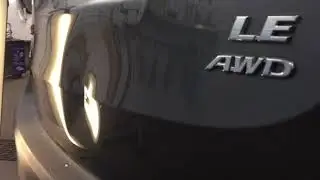 2015 RAV4 rear gate deep impact dent repair