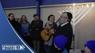 Historie społeczności: oświetlenie menorah