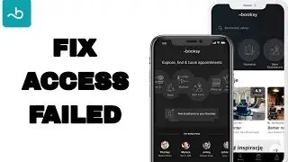 How To Fix And Solve Access Failed On Booksy For Customers App | Easy Fix