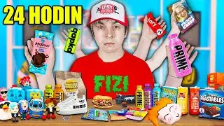 24 Hodin MUSÍM používat POUZE Youtuberské předměty ! (špatný nápad)
