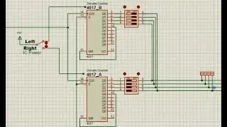 #169 Universal Stepper Motor Angle Rotation Simulation using Logic IC's in Proteus p2 - both senses