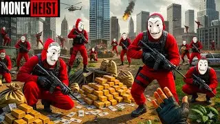 PARKOUR VS MONEY HEIST! 6 | POLICE No ESCAPE, BAD GUYS Doom Chase Explodes (BELLA CIAO REMIX) POV