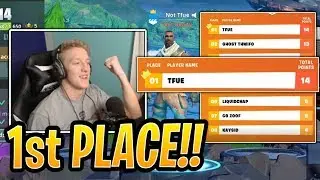 Tfue Reacts to WINNING (1st Place) $10M Fall Skirmish [Week2]!- Fortnite Best and Funny Moments