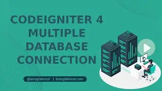 Codeigniter 4 Çoklu Veri Tabanı Bağlantısı (Multiple Database Connection) #database #codeigniter