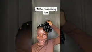 Bouncy Curly Crochet Hair for Beginners | Crochet Hair | Protective style | Curly Crochet Braids