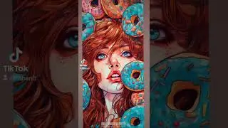 Surrounded by donuts #tezoscommunity #CleanNFT #tezosart #XTZ #nftCommunity #AIIA #Dropsights