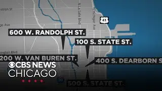 Group sought in 5 Chicago business burglaries in less than an hour