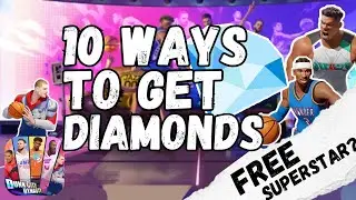 FREE Superstar?! 10 Ways to Get Diamonds | Dunk City Dynasty