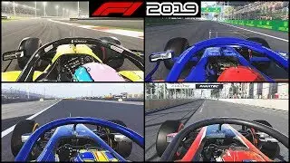 F1 2019 GAMEPLAY | F1 & F2 CARS ONBOARDS & REPLAYS (No Commentary)