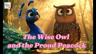 The Wise Owl and the Proud Peacock | Animal Story for Kids | Humility & Wisdom Lesson