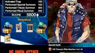 Lets Farm Bandit Keith LVL 40 No union attack 5000+:Yu-Gi-Oh! Duel Links