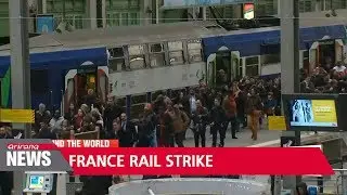 Rail workers in France start three-month rolling strike against Macron's labor reforms