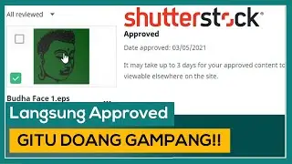 Cara upload vector di shutterstock langsung approved ga sampe 5 menit , gitu doang gampang!!