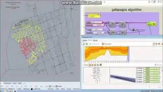 Generative design in urban planning - Walkability optimized city concept - Irkutsk (Grasshopper)