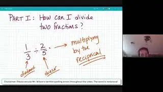 Unit 4: Dividing Fractions Algorithm - Part 1