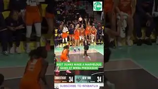 GREAT DUNKS AND MARVELOUS GAME Connecticut Sun vs New York Liberty!