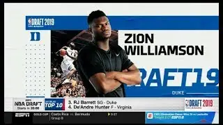 Zion WIlliamson 2019 NBA Draft Video