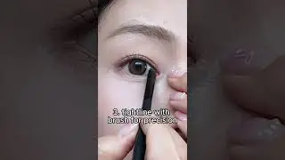 SMUDGE PROOF KIDOL EYELINER HACKS #glowup #kbeauty #makeup #koreanmakeup #beauty #makeuphacks