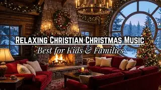 Relaxing Christian Christmas Music Best for Kids & Families | Calming Ambient Christmas Songs 