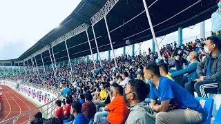NEPALI CRAZY FOOTBALL FANS CHEERING || #shorts #football #royalenfiled #bulletvlogger