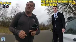 Local cop, absolutely embarrassed autistic, father