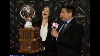 Fun 2019  NHL Awards Trophy red carpet