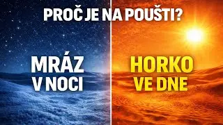 Proč je na pou&scaron;ti v noci mr&aacute;z a ve dne horko?