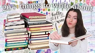 WHAT TO WRITE IN A JOURNAL📚 (things to write about for beginners) | HOW TO START JOURNALING ep 3