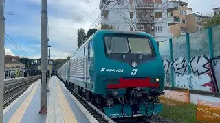 E464 XMPR + 6 UIC-X + 2 PILOTE TE + PILOTA MAZINGA + E464 + 3 ALN668 SU DEMOLENDO A ROMA S.PIETRO!!