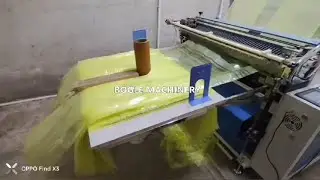 Disposable Waterproof PE Plastic Rain Trousers/Pants Making Machine Plastic Raincoat Making Machine