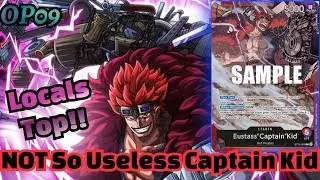 Red/Purple Eustass”Captain”Kid Deck Profile!! OP09 Best Support Yet!!