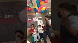 Goodjob Jollibee host and dancers l Happy birthday