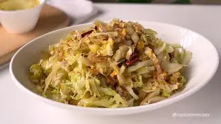 Cabbage with Egg Recipe Chinese Style