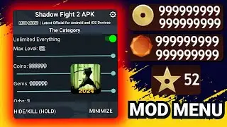 Shadow Fight 2 MOD MENU APK v9.2026 | Unlimited Coins, Gems, Orbs, Max Level, All Maps & Weapons