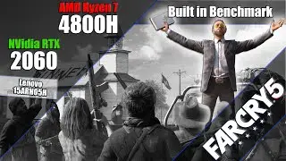 Far Cry 5 - Ryzen 7 4800H + RTX2060 Built in Benchmark (Lenovo Legion 5 15ARH05H)
