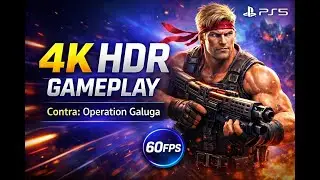 Contra Operation Galuga PS5 4K 60FPS HDR Gameplay