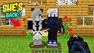 😯How I Join in My EX Girlfriend Sanj Private Minecraft World...