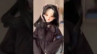 Dress up time!🎀 #bjd #doll #unboxing #cute #구관인형 #구관 #구체관절인형 #vlog #dress #asmr