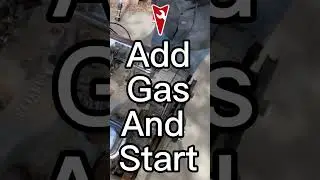 Abandoned Engine,   FIRST START! #pontiac #firststart #willitrun