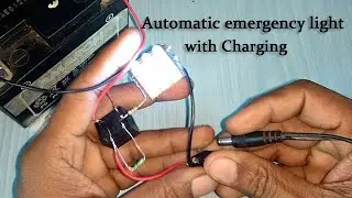 automatic emergency light with charging || Simple Emergency Light