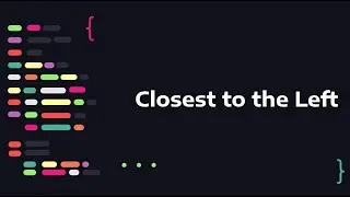 Code Forces Edu : B. Closest to the Left in Arabic