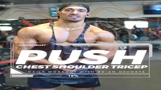 #MUNDOMUSCULOSRUTINAS CHEST SHOULDER TRICEP FULL ROUTINE CREDITOS BRIAN DACOSTA 💪💪🏋️