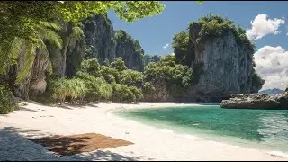 Hidden Tropical Beach 🌴 | South East Asia - Restpoint 8 (ASMR)