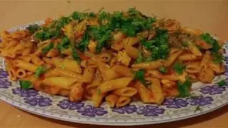 Bu Başka Makarna!!! Tavuklu Arabiatta Soslu Penne (Makarna) | Makarna Nasıl Yapılır?