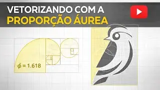 vetorizando com propor&ccedil;&atilde;o &aacute;urea #coreldraw