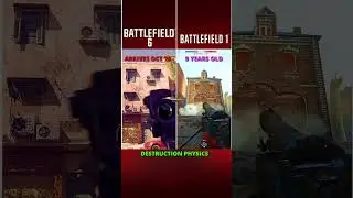 BATTLEFIELD 6 VS BATTLEFIELD 1 COMPARISON | DESTRUCTION PHYSICS TEST 1 #battlefield6