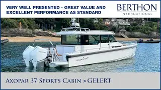 [OFF MARKET] Axopar 37 Sports Cabin (GELERT), with Hugh Rayner - Yacht for Sale - Berthon Int.